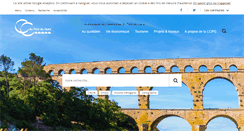Desktop Screenshot of cc-pontdugard.fr